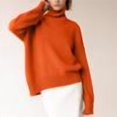 thumbnail image 1 of PEONAVET Chandail à Col Roulé Femme Mode Décontractée Manches Longues Col Montant Chandail, 1 of 8
