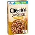 thumbnail image 3 of (8 pack) Cheerios Oat Crunch Oats 'N Honey Breakfast Cereal, Family Size, 24 oz, 3 of 12