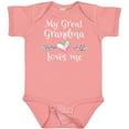 thumbnail image 3 of Inktastic My Great Grandma Loves Me Heart Great Grandchild Boys or Girls Baby Bodysuit, 3 of 5