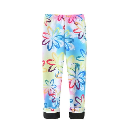 

dmqupv Girls Size 7 Pants Warm Kids Plus Sweet Clothes Slim Pants Leggings Girls Winter 12 Month Clothes Multicolor 8-10 Years