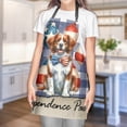 thumbnail image 4 of Patriotic Brittany Spaniel 4th of July Independence Paws Apron Brittany Dog Lover Gifts Idea for Cooking Grilling Baking Painting Gardening - 02010, 4 of 5