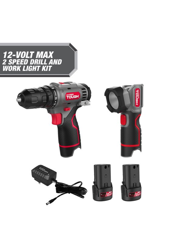Hyper Tough 12 Volt Tools in Hyper Tough Tools Red