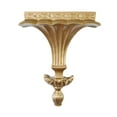 thumbnail image 4 of Estantes flotantes en la pared de estilo europeo Estantes decorativos de pared Estatua de resina Estante de pared para baño Dormitorio Sala Dorado Soledad Estante montado en la pared, 4 of 10