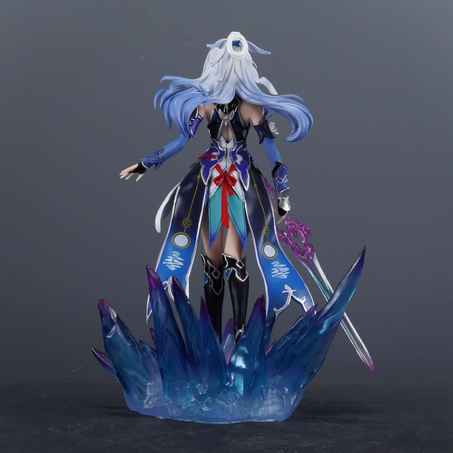 Jingliu Figure Holding A Sword Jingliu Figurine 29cm/11.4inch PVC Handmade Anime Manga Game Character Model Figures Statue Collectible Craft Gift