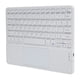 thumbnail image 1 of Teclado inalámbrico Bluetooth táctil multifunción, accesorio externo para computadora, tapa cuadrada de 10 pulgadas (blanco), 1 of 12