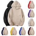 thumbnail image 1 of Tranfacy Chandails à Capuche pour Femmes, Chandails à Capuche pour Femmes, 2 Pcs Chandails à Capuche Décontractés pour Femmes Grande Taille avec Poche et Manches Longues, 1 of 5
