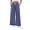 Blue, variant on Womens Baggy Wide Leg Palazzo Pants Casual Loose Drawstring Elastic Waisted Lounge Trousers with Pockets