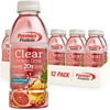 Premier Protein Clear Drink, Tropical Punch, 20g Protein, 0g Sugar, 1g Carb, 90 calories, Keto Friendly, Gluten Free, No Soy Ingredients 16.9 fl oz, 12 Pack