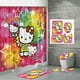 thumbnail image 2 of Fabricantes de fuentes de comercio electrónico transfronterizo Impresión digital 3D Cortina de ducha de baño de poliéster impermeable Hello Kitty Serie 3 fabricantes directos, 2 of 5