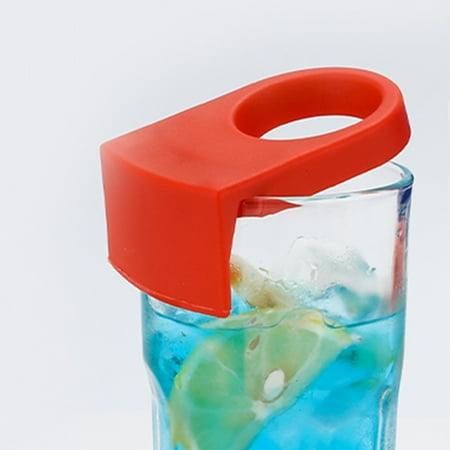 

Bcloud 2Pcs/Set Bottle Buckle Good Toughness Wide Application Plastic Mini Assorted Drink Clip Bar Accessories