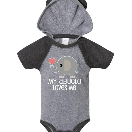 

Inktastic My Abuelo Loves Me Grandkids Gift Gift Baby Boy or Baby Girl Bodysuit