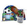 Sports Themed Party Pack For 10 Invitations, Plates, Napkins, Cups Baseball, Football, Soccer, Basketball