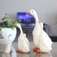 thumbnail image 4 of ZheElen Duck Sculpture Figurine Ornament Miniature Artificial Decor Children Small 1Set, 4 of 6