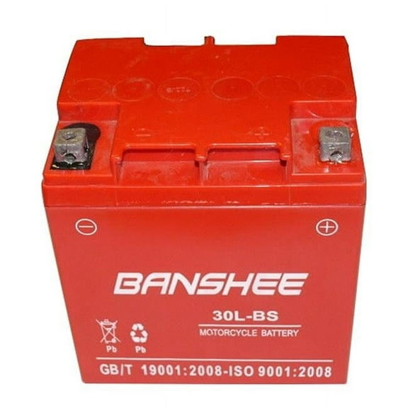 BatteryJack 30L-BS-Banshee7 Banshee YTX30L - BS High Performance Maintenance Free Sealed AGM Motorcycle Battery