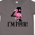 thumbnail image 4 of Inktastic 4th Birthday Flamingo Girls Toddler T-Shirt, 4 of 5