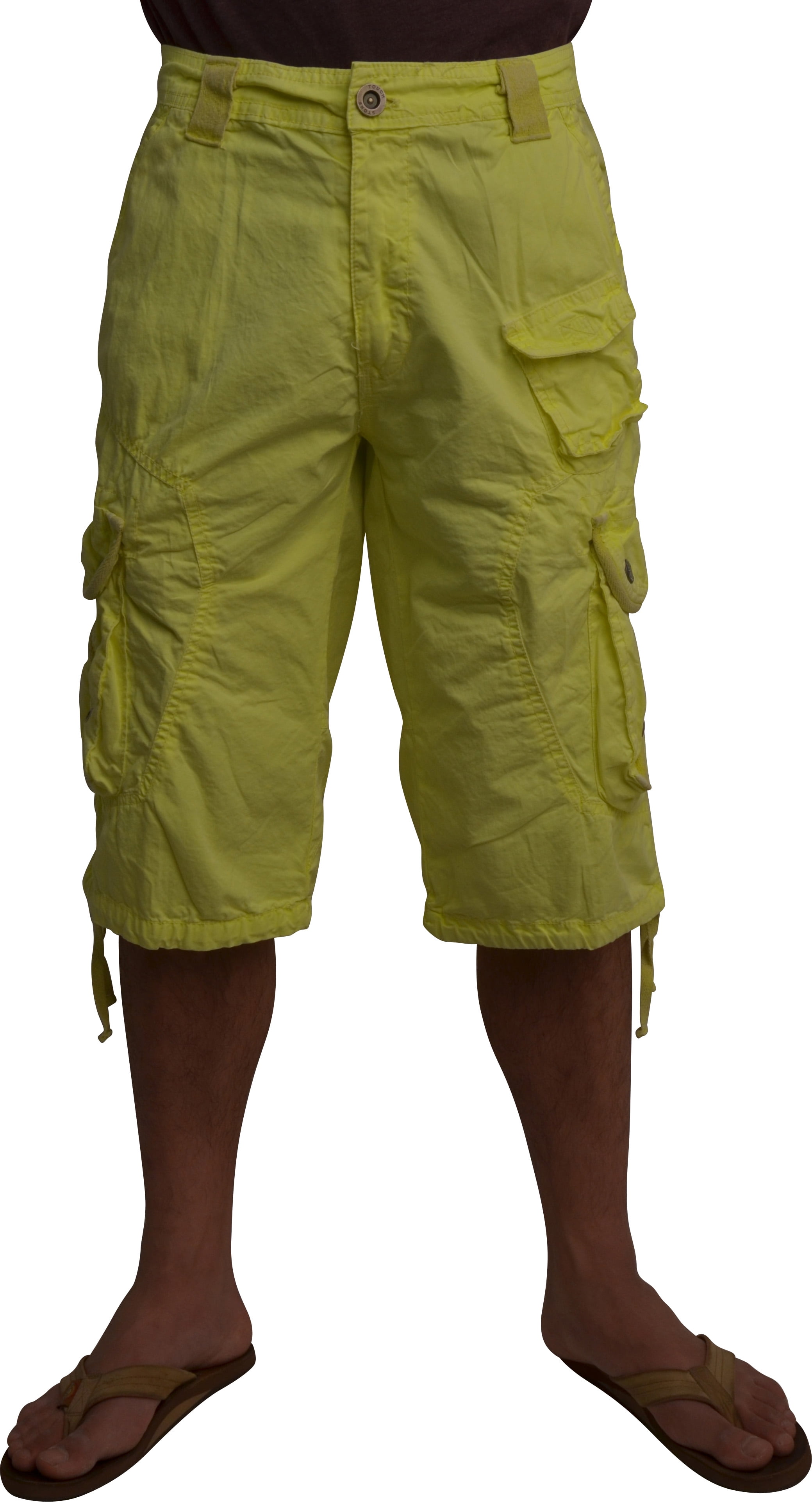 Mens Military Cargo Shorts Yellow Color 3112s sizes34