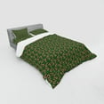 thumbnail image 3 of Ambesonne Christmas Bedding Set 3 Pcs, Candy Canes, Twin, Green Red White, 3 of 3