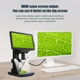 thumbnail image 4 of Microscope 48MP USB Digital Microscope 1440P Lightness Adjustable 500X-1000X Zoom Rate Support 32G TF Card with 7-inch Large IPS Screen with Remote Control Compatible with MacOS, 4 of 7