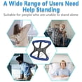 thumbnail image 2 of Lift Standing Aid Tool Aid-Handicap Bar with No-Slip Portable Handles Lift I7F2, 2 of 9