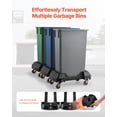 thumbnail image 3 of Bote de basura Dolly VEVOR Fit, contenedores de 60/87 L, capacidad de 90 kg, 3 of 9