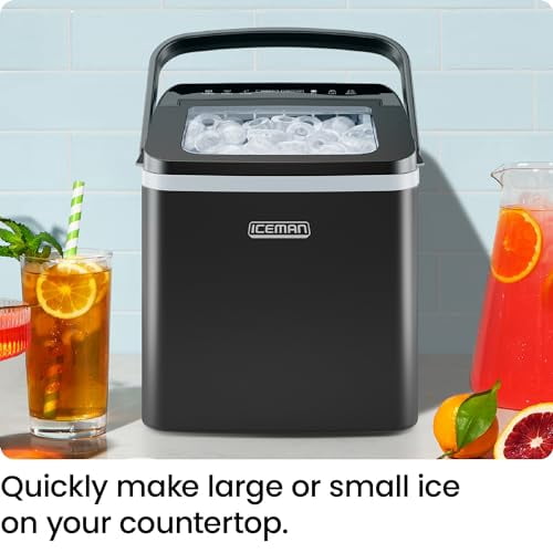 Youcai Iceman Dual Size Ice Maker Countertop - Portable, Self Cleaning, 22lbs/24hrs — Residential Use, Standard Application