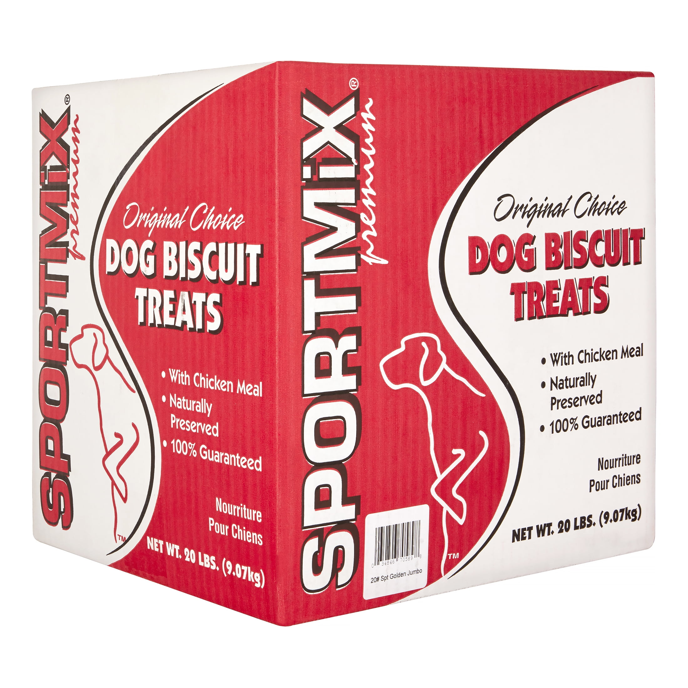SportMix Original Choice Dog Biscuit Treats Dry Dog Treat, 20 lb