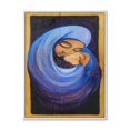thumbnail image 3 of Designart Blue Madonna Christmas Art Traditional Floating Frame Wall Art, 3 of 4