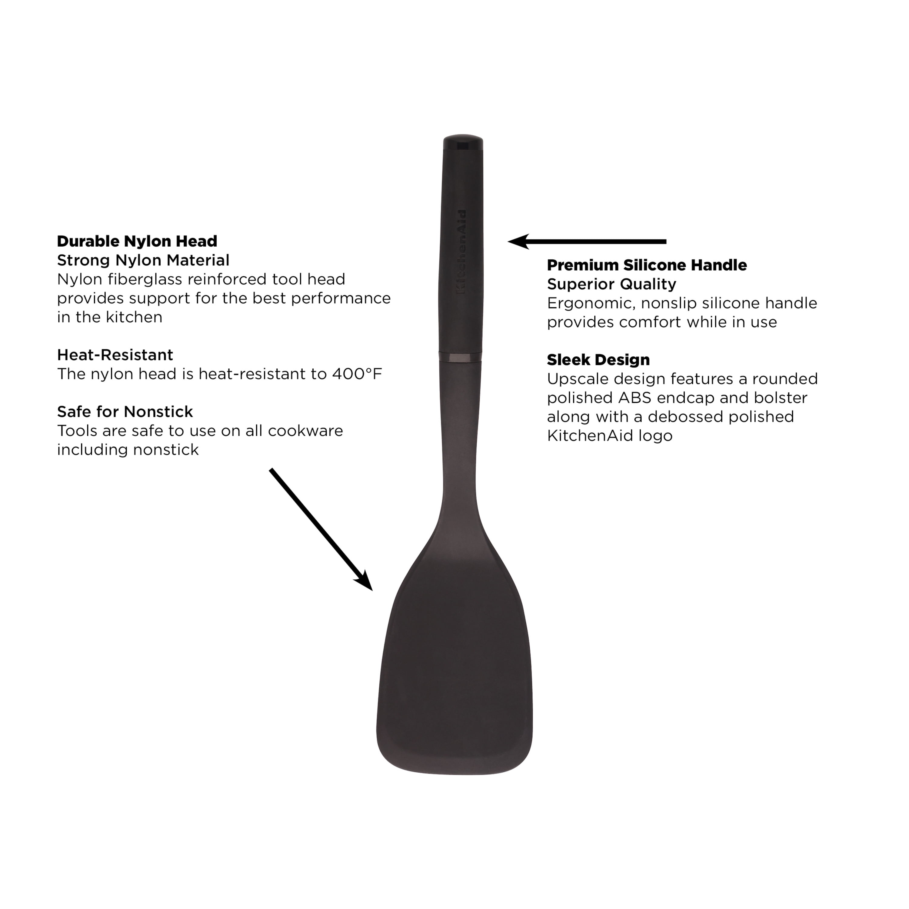 NWOT KitchenAid Black ABS Plastic/Stainless Steel Cheese Slicer