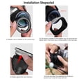 thumbnail image 2 of Lightweighted Camera Lens Shade Cover Adapter Set Easy Installs Lens Shade for Various Lens 37/39/40.5/46/43/49mm, 2 of 8