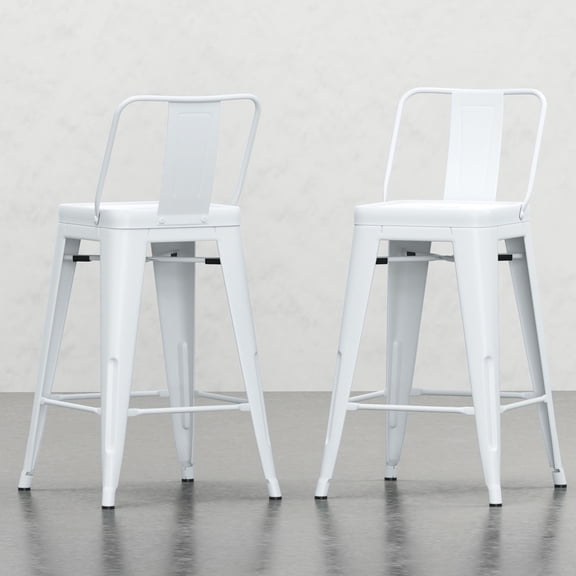 Contemporary Styling / Counter and High Top / Supportive Metal Stools