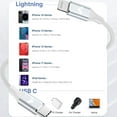 thumbnail image 7 of [2 Pack- 10ft] XUDUO Nylon Braided Fast C to iPhone Cable for iPhone 14/13/12/11/XS/XR/X/8, 7 of 7