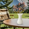 thumbnail image 4 of Artificial Flowers for Outdoor Indoor Garden Home Decoration, Faux Flower with Eucalyptus Leaves Fake Plants Greenery Boxwood Porch Patio, Mix Colors, 4 of 9