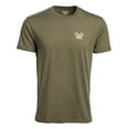 thumbnail image 2 of VORTEX Adult Male Cartridge Contrast Short Sleeve T-Shirt, Color: Military Heather, Size: 2XL, 2 of 5