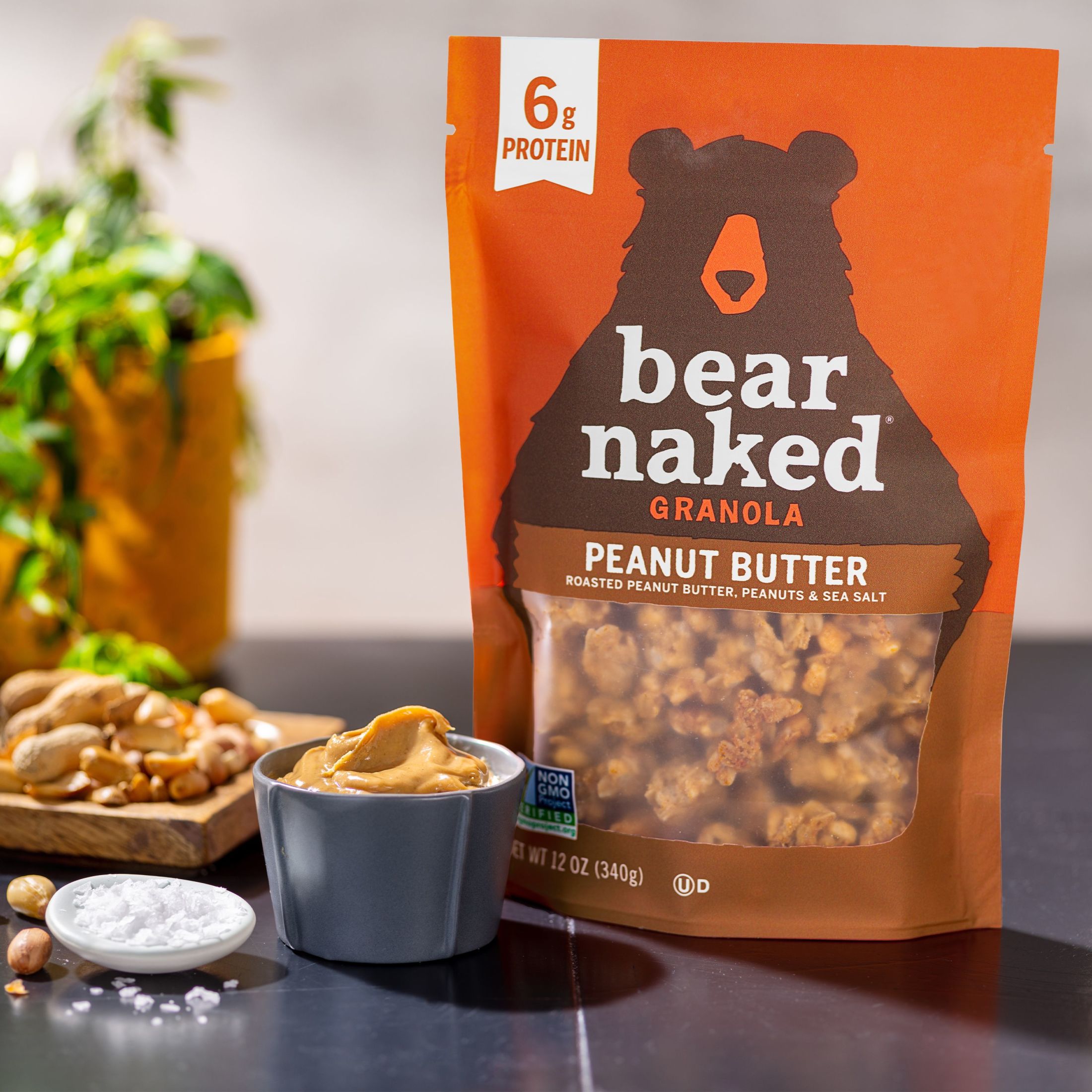 Bear Naked Peanut Butter Granola Cereal, Mega Pack, 16 oz Bag