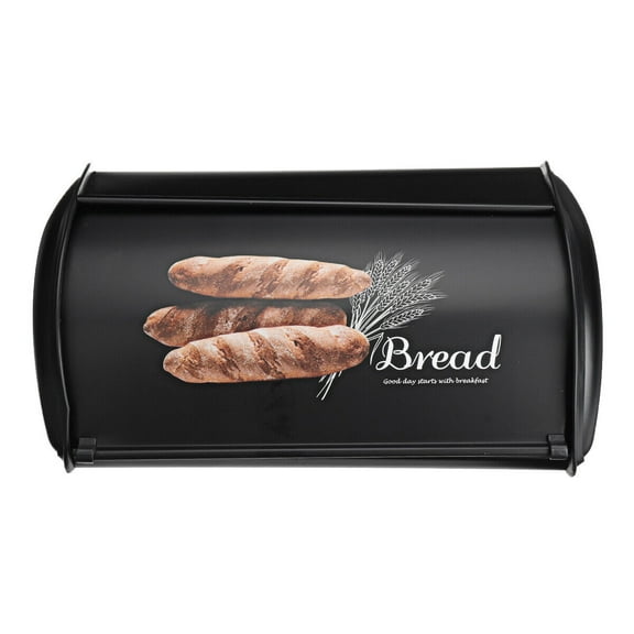 Countertop Bread Box Storage Bin Kitchen Cake Food Container Metal Bread Holder