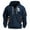A-Navy, variant on Mens American Flag Hoodie Big and Tall Comfy Quarter Zip Military Sweatshirts Loose Fit Long Sleeve Workout Pullover with Multi Pockets Gray XXXL