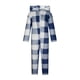 thumbnail image 4 of Mono de manga larga con capucha y pantalones largos para niña, a cuadros, informal, cálido, de poliéster, para dormir, para invierno, 4 of 6
