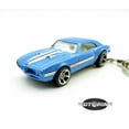 thumbnail image 3 of Keychain 1967 '67 Pontiac Firebird 400 Blue Car Rare Novelty 1:64 Diecast, 3 of 4