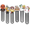 thumbnail image 1 of 6 piezas Marcadores de Navidad Marcadores de página Lindos patrones navideños Marcadores para niños Regalo de invierno, A, 1 of 5