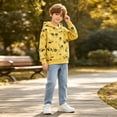 thumbnail image 2 of NLVRBC Toddler Boys Zip Up Cars Hoodies Kids All-Over Print Jacket With Hood 5T, 2 of 7