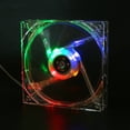 thumbnail image 4 of Ventilador de refrigeración de CPU Bling Bling LED transparente USB 12 cm, 4 of 12