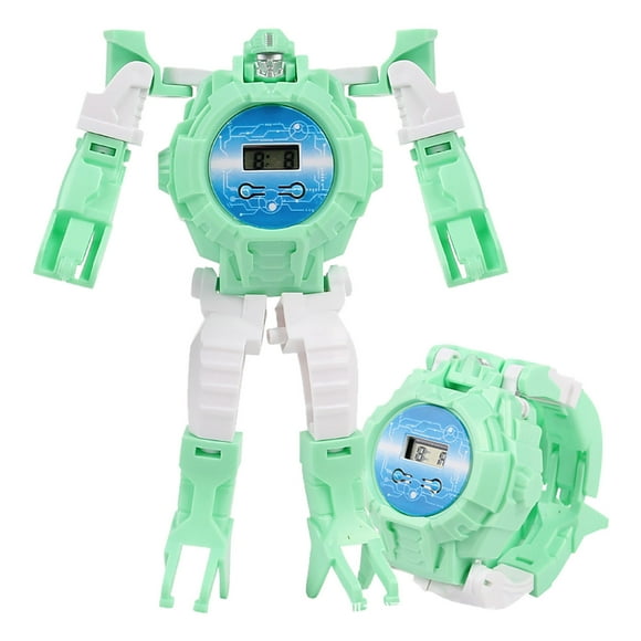 PVCS Creative Robot Transformer Kids Watch, Boys and Girls Digital Wrist Watches for 2-14 Year Old