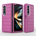 thumbnail image 2 of Asuwish Compatible with Samsung Galaxy Z Fold 4 5G 2022 Phone Case Hybrid Rugged Shockproof Hard Protective Drop Proof Full Body Heavy Duty Mobile Cell Cover for ZFold4 Z4 ZFold45G Women Men Purple, 2 of 7
