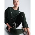 thumbnail image 4 of Free Assembly Women’s and Women’s Plus Embroidered Jogger Sweatpants, Sizes XS-4X, 4 of 5