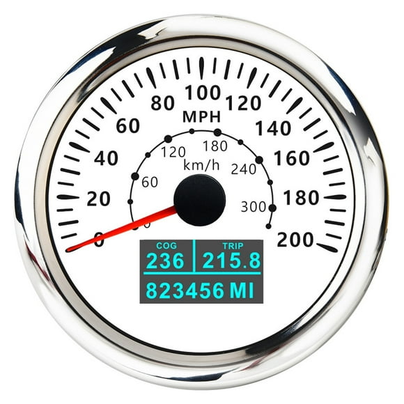 3 In 1 Multifunction GPS Speedometer Sensor 160 Mph 240 Km/h 7 Colors Backlight Speed Gauge With COG TRIP Total Mileage