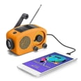 thumbnail image 1 of Portable Hand Crank Radio Emergency Han-crank Radio Solar Hand Crank Radio Mini Radio Cell Phone Charger, 1 of 5