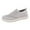 Grey, variant on Women's Casual Heels with Block Heel for Stability & Comfort Women's Casual Shoes Breathable Mesh On Comfortable Flat Walking Shoes For Daily Wear With Jeans All Season
