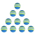 thumbnail image 4 of koolsoo 2x 10Pcs Golf Swing Practice Foam Balls Sponge Indoor Practice Rainbow Balls, 4 of 9