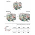 thumbnail image 2 of Pink Flamingo Small Toaster Cover 2 Slice, Kitchen Appliance Covers, Floral Summer Botanical Watercolor Wooden Toaster Oven Cover with Loop, Bread Machine Cover Polyester Dust Cover Protection, 2 of 4