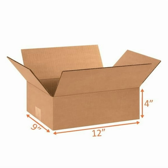 UCANPACK Medium Shipping Boxes 12 x 9 x 4" - 25 Pack Corrugated Shipping Boxes for Small Business Packaging Boxes - Made in USA Corrugated Shipping Boxes